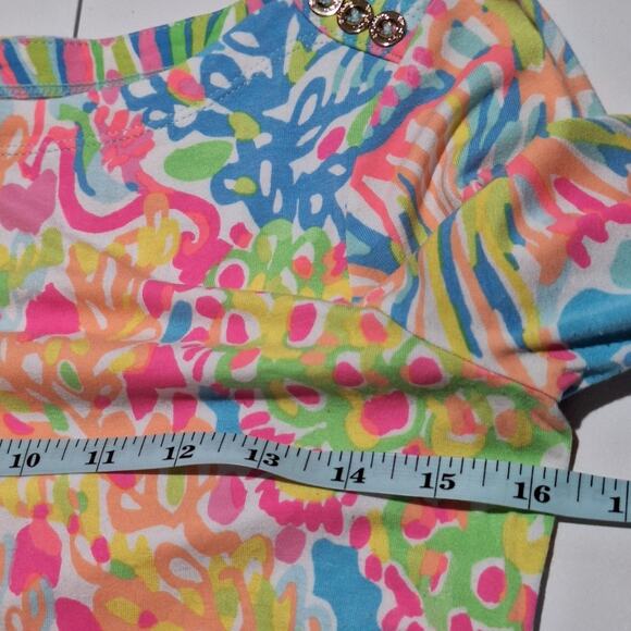 Lilly Pulitzer Dress Womens XS Jersey Tropical Coastal CoconutGirl Beachy Summer - Picture 5 of 9